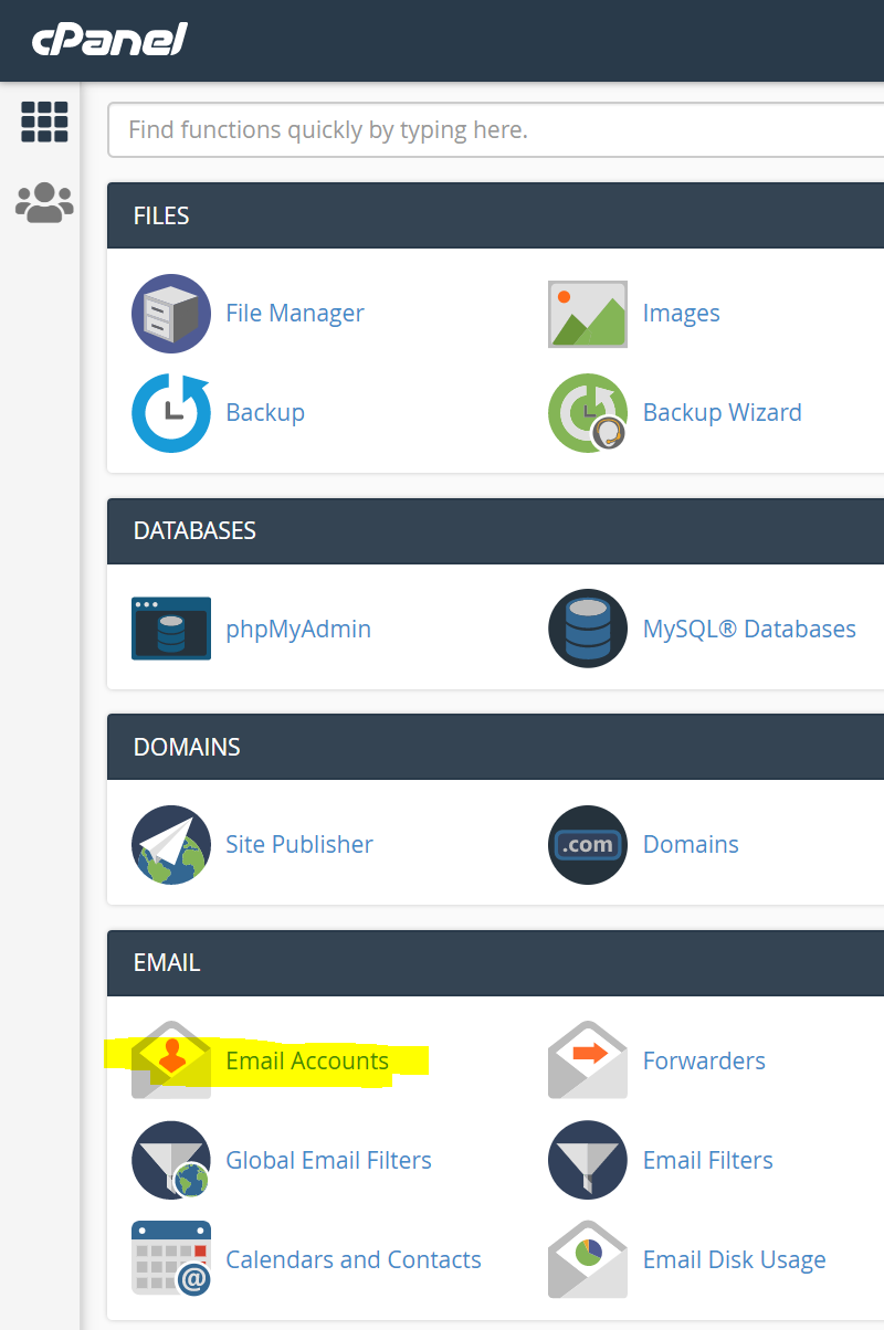Create an Email Account in cPanel